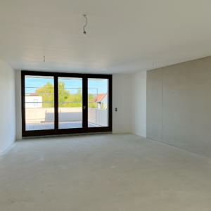 Wohnzimmer - aktueller Bautenstand - Wohnung 1 - 1. Stock