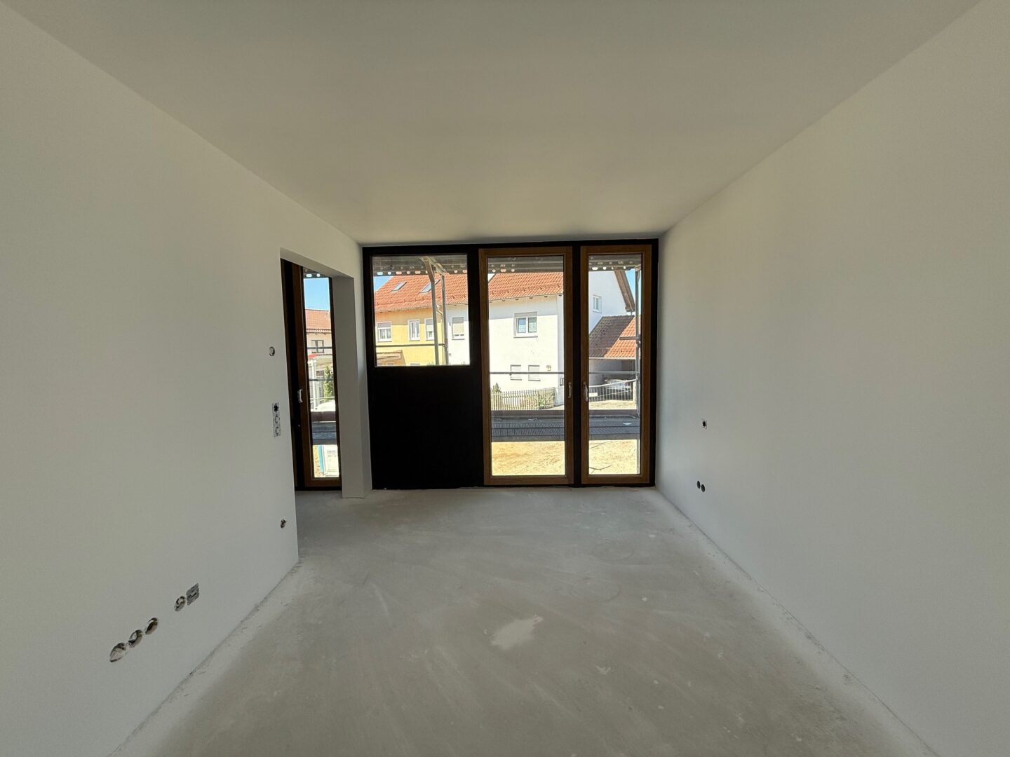 Schlafzimmer - aktueller Bautenstand - Wohnung 9 - 1. Stock