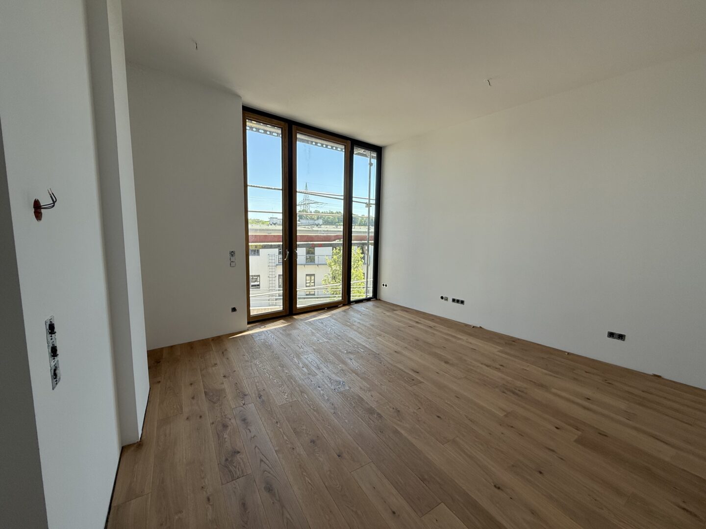 Wohnzimmer - aktueller Bautenstand - Wohnung 14 - 2. Stock